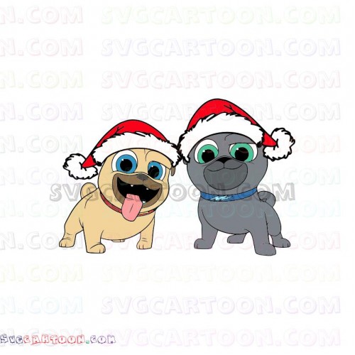 Rolly And Bingo Christmas Puppy Dog Pals svg dxf eps pdf png
