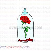 Rose 1 Beauty and the Beast svg dxf eps pdf png