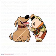 Russell and Dog Dug Up 005 svg dxf eps pdf png