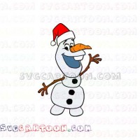 Santa Olaf Frozen svg dxf eps pdf png