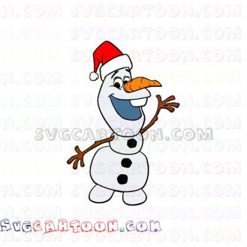 Download Santa Olaf Frozen Svg Dxf Eps Pdf Png