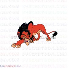 Scar The Lion King 3 svg dxf eps pdf png
