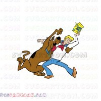 Scooby Doo with Fred Jones svg dxf eps pdf png