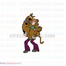 Scooby Doo with Shaggy Rogers svg dxf eps pdf png