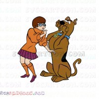 Scooby Doo with Velma Dinkley svg dxf eps pdf png