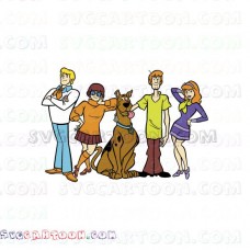 Scooby Doo with friends svg dxf eps pdf png