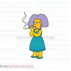 Selma Bouvier The Simpsons svg dxf eps pdf png