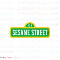 Sesame Street Logo svg dxf eps pdf png