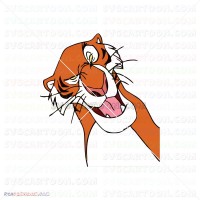 Shere Khan The Jungle Book 058 svg dxf eps pdf png