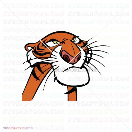 Shere Khan The Jungle Book 059 svg dxf eps pdf png