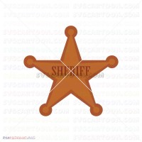 Sheriff Toy Story 060 svg dxf eps pdf png