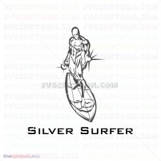 Silver Surfer svg dxf eps pdf png