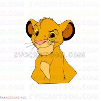 Simba The Lion King 11 svg dxf eps pdf png