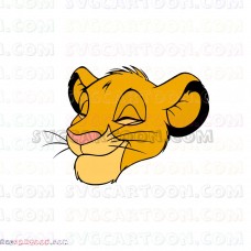 Simba The Lion King 12 svg dxf eps pdf png
