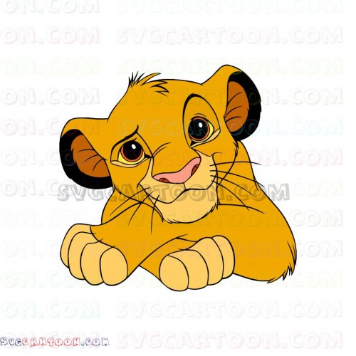 Download Simba The Lion King 13 Svg Dxf Eps Pdf Png