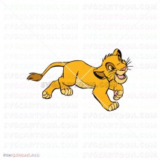 Simba The Lion King 26 svg dxf eps pdf png