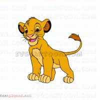 Simba The Lion King 3 svg dxf eps pdf png
