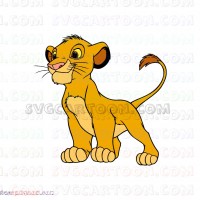 Simba The Lion King 4 svg dxf eps pdf png
