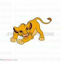 Simba The Lion King 7 svg dxf eps pdf png