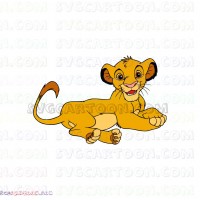 Simba The Lion King 9 svg dxf eps pdf png