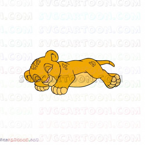 Download Simba Baby The Lion King 4 Svg Dxf Eps Pdf Png