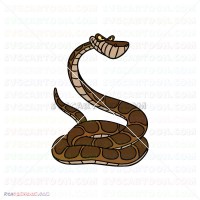 Snake Kaa The Jungle Book 060 svg dxf eps pdf png