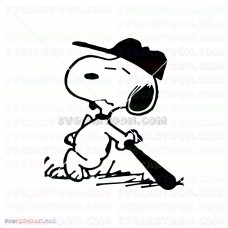 Snoopy Peanuts 003 svg dxf eps pdf png