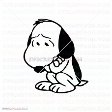 Snoopy Peanuts 005 svg dxf eps pdf png