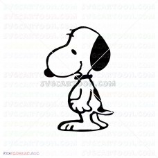 Snoopy Peanuts 006 svg dxf eps pdf png