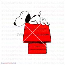 Snoopy Peanuts 014 svg dxf eps pdf png