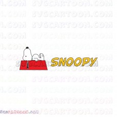 Snoopy logo svg dxf eps pdf png