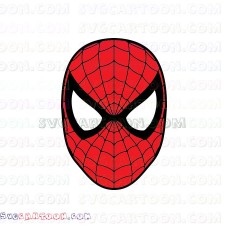 Spider Man Face svg dxf eps pdf png