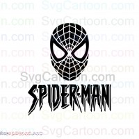 Download Spider Man Logo And Face Svg Dxf Eps Pdf Png