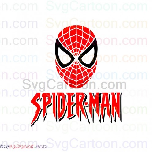 Spider Man Logo and Face svg dxf eps pdf png