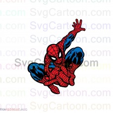 Spider Man Shooting svg dxf eps pdf png