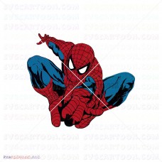 Spider Man Silhouette 003 svg dxf eps pdf png