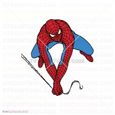 Spider Man Silhouette 008 svg dxf eps pdf png