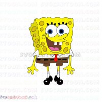 Spongebob Squarepants very happy svg dxf eps pdf png
