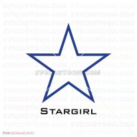 StarGirl svg dxf eps pdf png