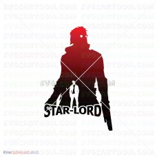 Star Lord Silhouette svg dxf eps pdf png
