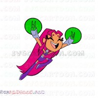 Starfire Flaying Teen Titans Go svg dxf eps pdf png