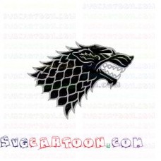 Stark Wolves Game of Thrones 2 svg dxf eps pdf png
