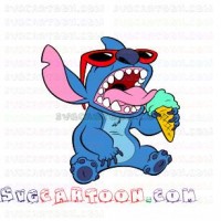 Stitch Ice Cream Lilo and Stitch svg dxf eps pdf png