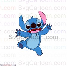 Stitch Lilo and Stitch Very Happy svg dxf eps pdf png