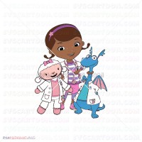 Stuffy and Lambie Doc Dottie McStuffins 020 svg dxf eps pdf png