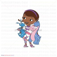 Stuffy and Lambie and Bronto Doc Dottie McStuffins 024 svg dxf eps pdf png