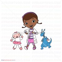 Stuffy and Lambie and Doc Dottie McStuffins 011 svg dxf eps pdf png