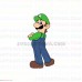 Super Mario Bros luigi svg dxf eps pdf png