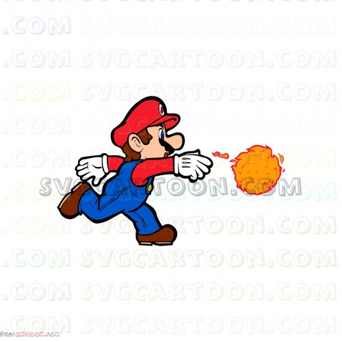 Download Super Mario Fire Svg Dxf Eps Pdf Png PSD Mockup Templates