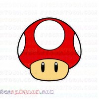 Super Mario Mushroom svg dxf eps pdf png